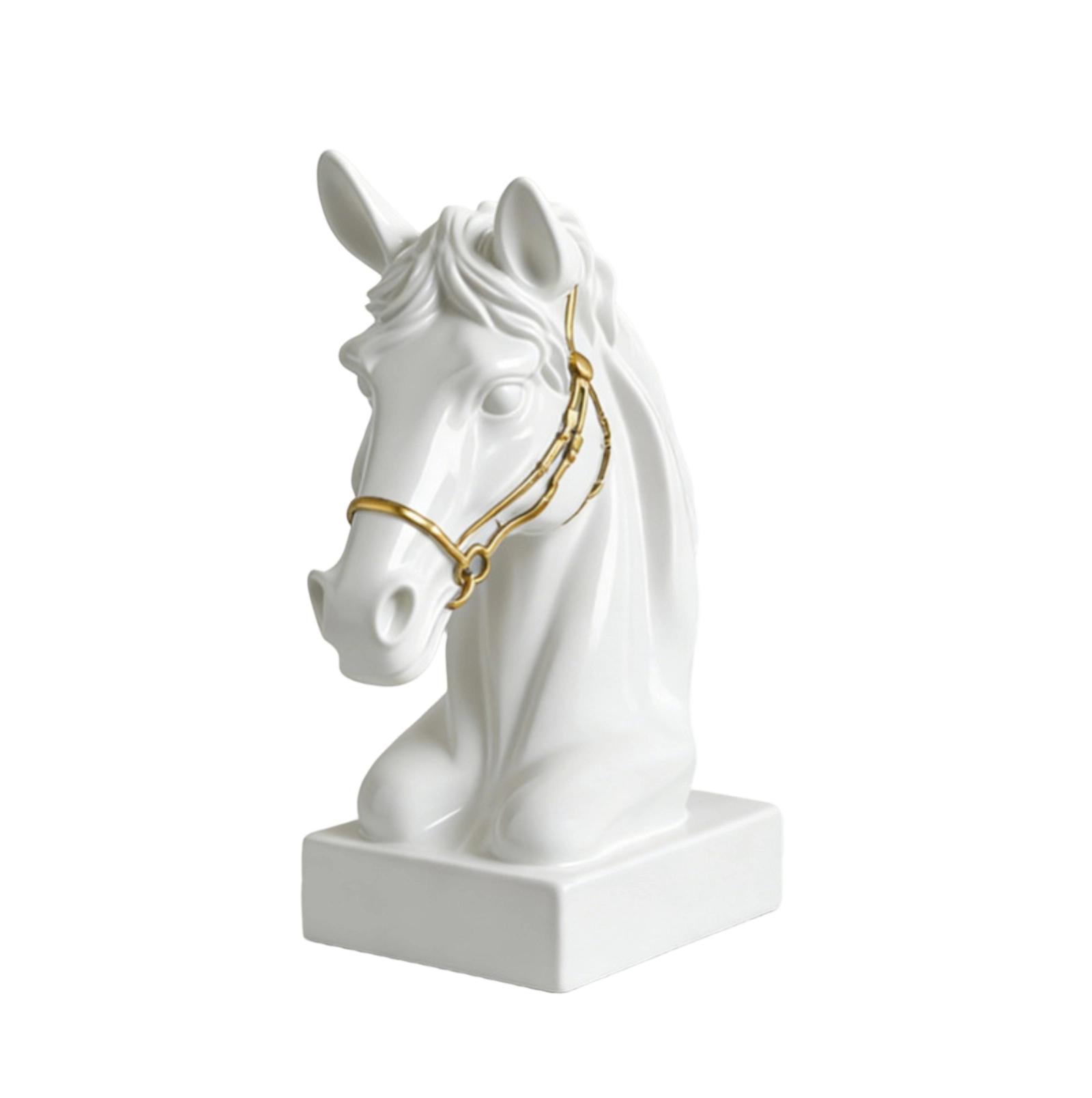 Decorative Horse Head Knight Chess Piece Sculpture for Home Office Desk Ornament Classic Design Resin Material one size білий
Decorative Horse Head Knight Chess Piece Sculpture for Home Office Desk Ornament Classic Design Resin Material one size білий