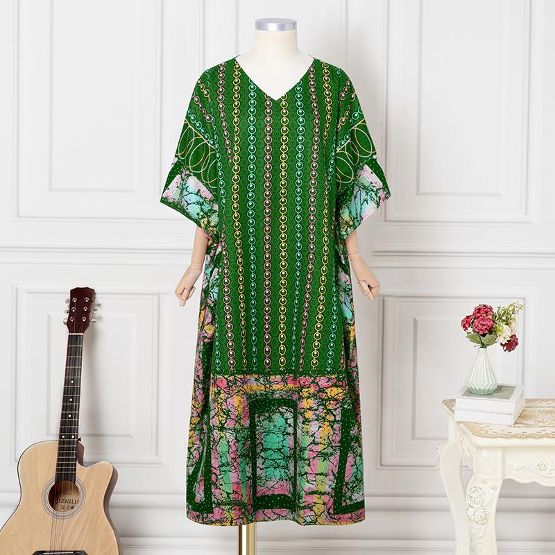 Женское платье макси большого размера с V-образным вырезом, рукавами «летучая мышь», полосатой передней частью, клетчатой спиной, повседневное, свободного кроя 5XL зелёный
Женское платье макси большого размера с V-образным вырезом, рукавами «летучая мышь», полосатой передней частью, клетчатой спиной, повседневное, свободного кроя 5XL зелёный