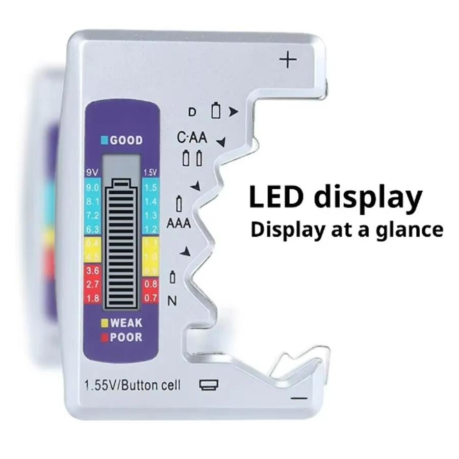 Портативный индикатор емкости аккумулятора Компактный тестер уровня литиевого аккумулятора Цифровой дисплей Измеритель напряжения аккумулятора
Портативный индикатор емкости аккумулятора Компактный тестер уровня литиевого аккумулятора Цифровой дисплей Измеритель напряжения аккумулятора
