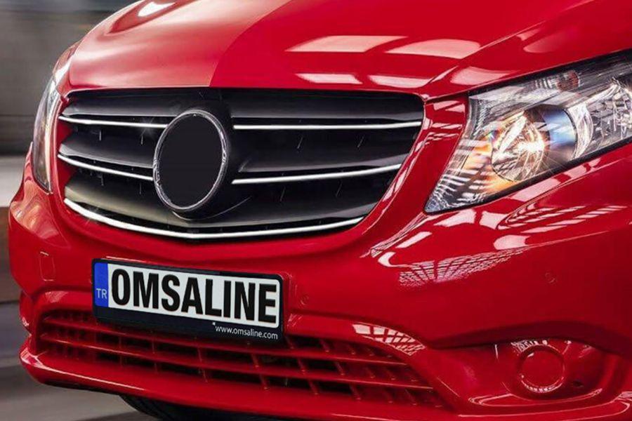 Накладки на решітку 2020-2025 (5 шт, нерж) OmsaLine - Італійська нержавіюча сталь для Mercedes Vito/V-class W447 2014- рр
Накладки на решітку 2020-2025 (5 шт, нерж) OmsaLine - Італійська нержавіюча сталь для Mercedes Vito/V-class W447 2014- рр