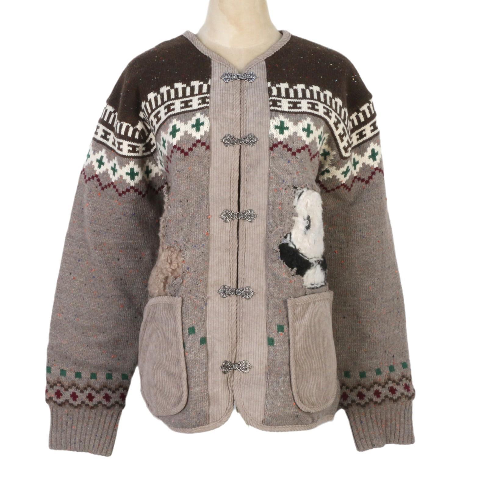 Women s Retro Cartoon Panda Embroidered Cardigan - Versatile and Casual Fashion Sweater S
Women s Retro Cartoon Panda Embroidered Cardigan - Versatile and Casual Fashion Sweater S