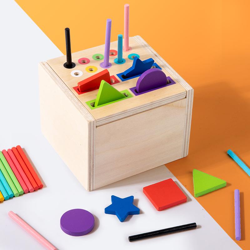 Montessori Wooden Educational Toy: Shape & Color Matching Coin Box for Early Learning
Montessori Wooden Educational Toy: Shape & Color Matching Coin Box for Early Learning