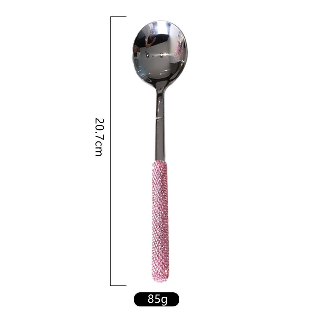 Light Luxury Diamond Stainless Steel Spoon Creative Household Coffee Spoon Exquisite Kitchen Soup Spoon Gift for Friends рожевий
Light Luxury Diamond Stainless Steel Spoon Creative Household Coffee Spoon Exquisite Kitchen Soup Spoon Gift for Friends рожевий