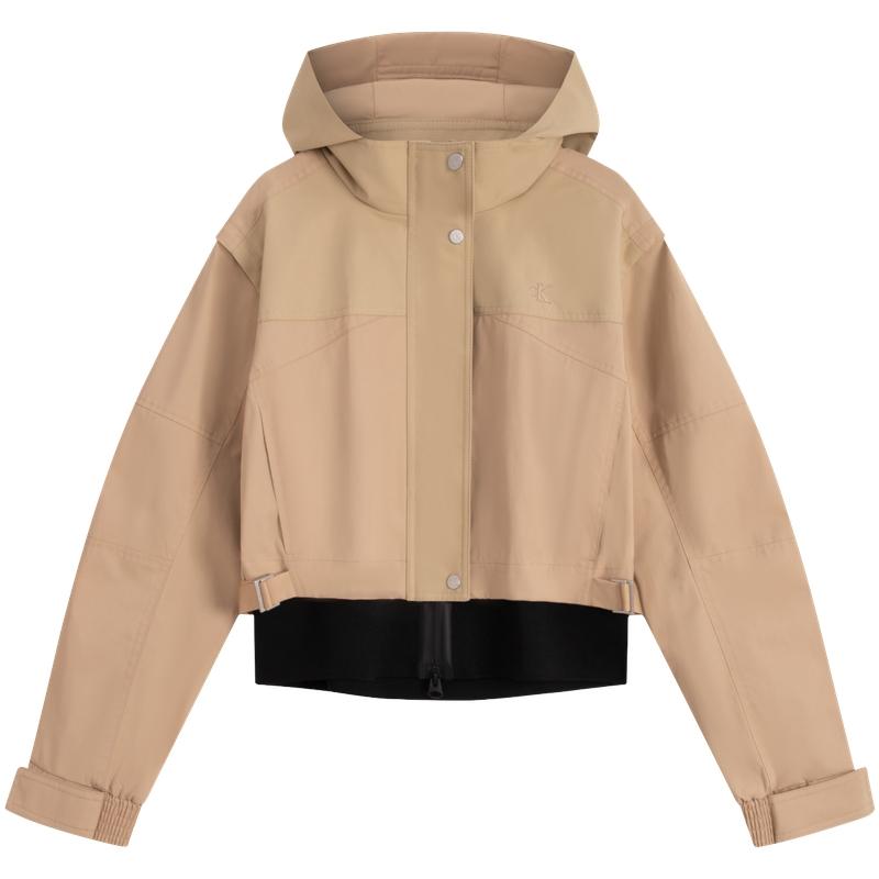 Calvin Klein Outdoor Casual Zip Removable Sleeve Hooded Jacket Women Jackets Khaki J222950 XS
Calvin Klein Outdoor Casual Zip Removable Sleeve Hooded Jacket Women Jackets Khaki J222950 XS