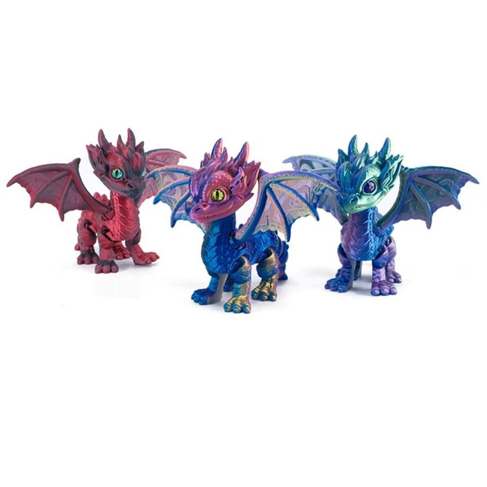 Simulation 3D Printed Dragon Articulated Dragon Model Toy Flying Dragon Figures Statue Gifts Blue green
Simulation 3D Printed Dragon Articulated Dragon Model Toy Flying Dragon Figures Statue Gifts Blue green