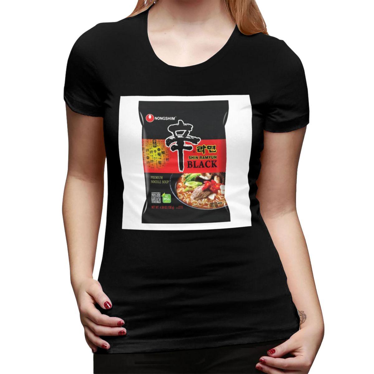 Nongshim Shin Ramyun TShirt for Women Round Neck Streetwear T Shirts Womens Tees Short Summer Clothes Tops 4XL
Nongshim Shin Ramyun TShirt for Women Round Neck Streetwear T Shirts Womens Tees Short Summer Clothes Tops 4XL