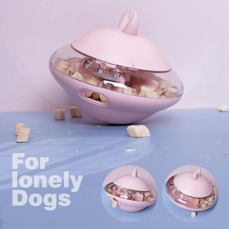 AIWO Interactive Dog Toy Treat Dispenser Pet Puppy Ball UFO Shaped Toy Food Slow Feeder (BPA-Free,No FDA Certified) Pink
AIWO Interactive Dog Toy Treat Dispenser Pet Puppy Ball UFO Shaped Toy Food Slow Feeder (BPA-Free,No FDA Certified) Pink