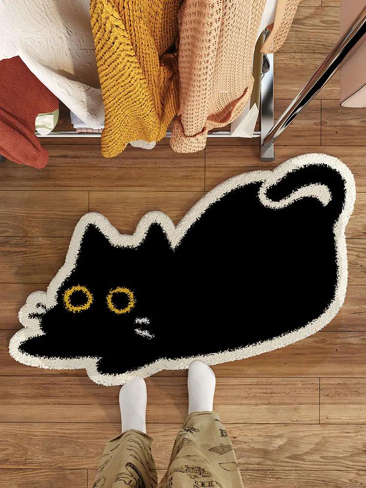 VIKAMA Cartoon Bedroom Rug Cat Shaped Irregular Plush Room Bedding Sofa Bed Blanket Dirt Resistant Cushion Foot Mat Home Decor 50X80CM(1.6X2.6FT
VIKAMA Cartoon Bedroom Rug Cat Shaped Irregular Plush Room Bedding Sofa Bed Blanket Dirt Resistant Cushion Foot Mat Home Decor 50X80CM(1.6X2.6FT