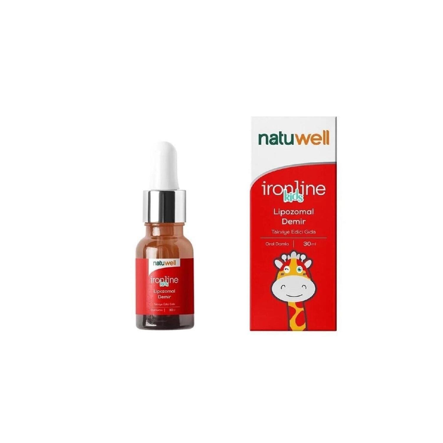 Ironline Kids Liposomal Iron Drop 30 Ml 8683873980420
Ironline Kids Liposomal Iron Drop 30 Ml 8683873980420