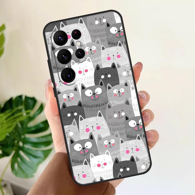 Смешной коллаж с кошками Мягкий чехол для Samsung Galaxy S24 Ultra S21 S22 S23 S25 Plus S20 FE S9 S10 S23 FE Чехол для телефона Galaxy S10
Смешной коллаж с кошками Мягкий чехол для Samsung Galaxy S24 Ultra S21 S22 S23 S25 Plus S20 FE S9 S10 S23 FE Чехол для телефона Galaxy S10