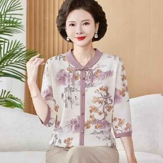 2026 Stylish Spring Printed Seven-Sleeve T-Shirt for Middle-Aged and Elderly Women XL светло-фиолетовый
2026 Stylish Spring Printed Seven-Sleeve T-Shirt for Middle-Aged and Elderly Women XL светло-фиолетовый