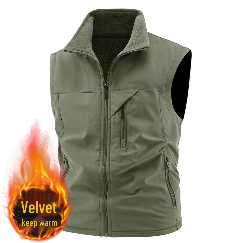 Men s Fleece-Lined Waterproof Stand Collar Vest - Autumn/Winter Casual Sleeveless Outdoor Workwear 3XL
Men s Fleece-Lined Waterproof Stand Collar Vest - Autumn/Winter Casual Sleeveless Outdoor Workwear 3XL