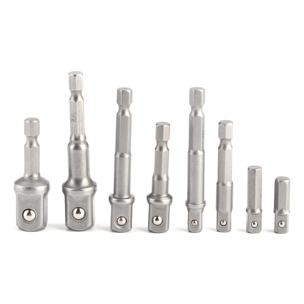 8Pcs Socket Adapter Set Driver Hex Shank Impact Drill Bits Extension Bar 14in 38in 12in
8Pcs Socket Adapter Set Driver Hex Shank Impact Drill Bits Extension Bar 14in 38in 12in
