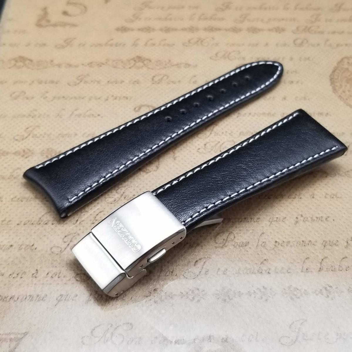 Genuine Citizen Watch Strap 23mm AT8011-04E Leather Band Black with White Stitch Push Type D Buckle 59-S52834
Genuine Citizen Watch Strap 23mm AT8011-04E Leather Band Black with White Stitch Push Type D Buckle 59-S52834