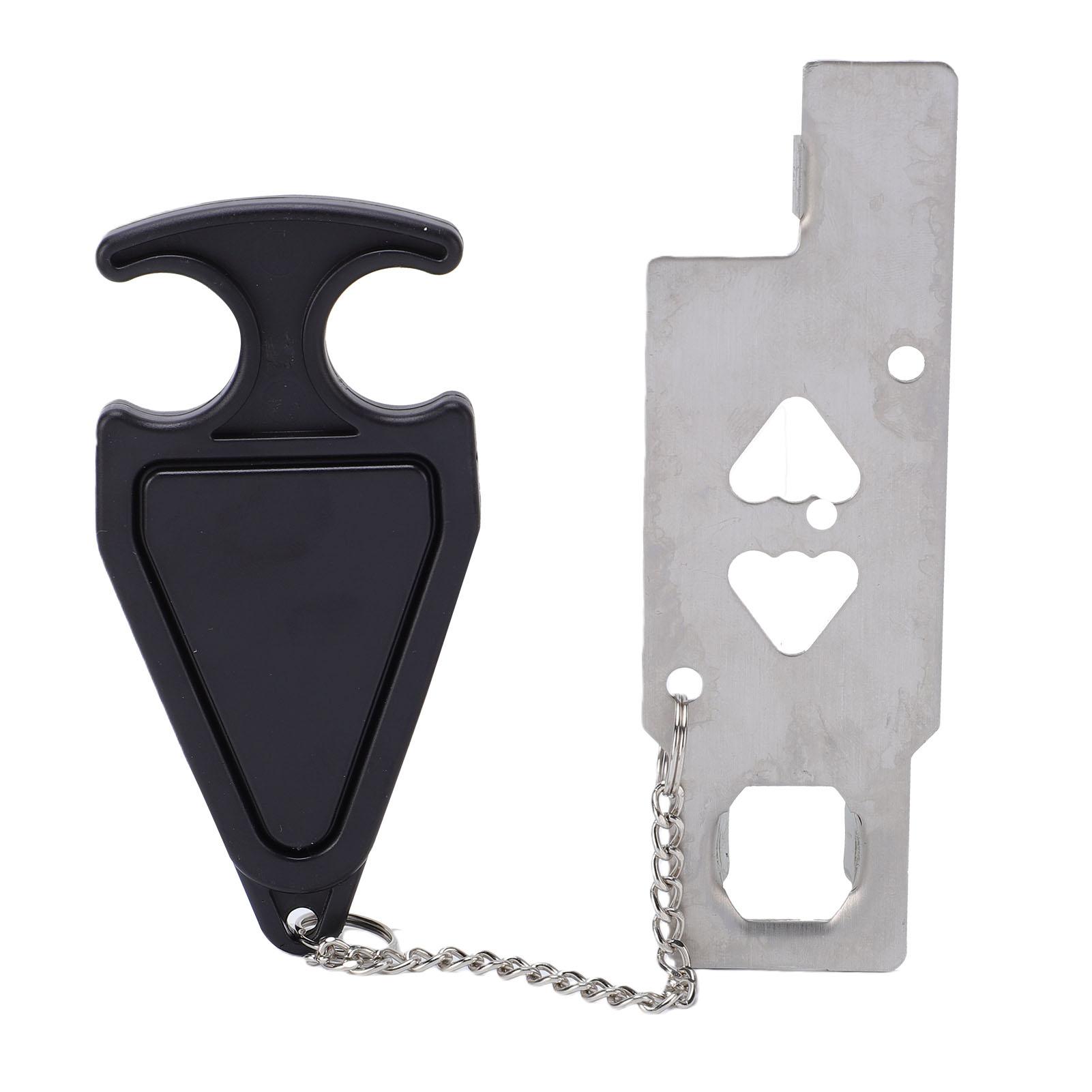 Portable Door Lock Security Device Additional Safety Door Lock for Travel Business Trips Black
Portable Door Lock Security Device Additional Safety Door Lock for Travel Business Trips Black