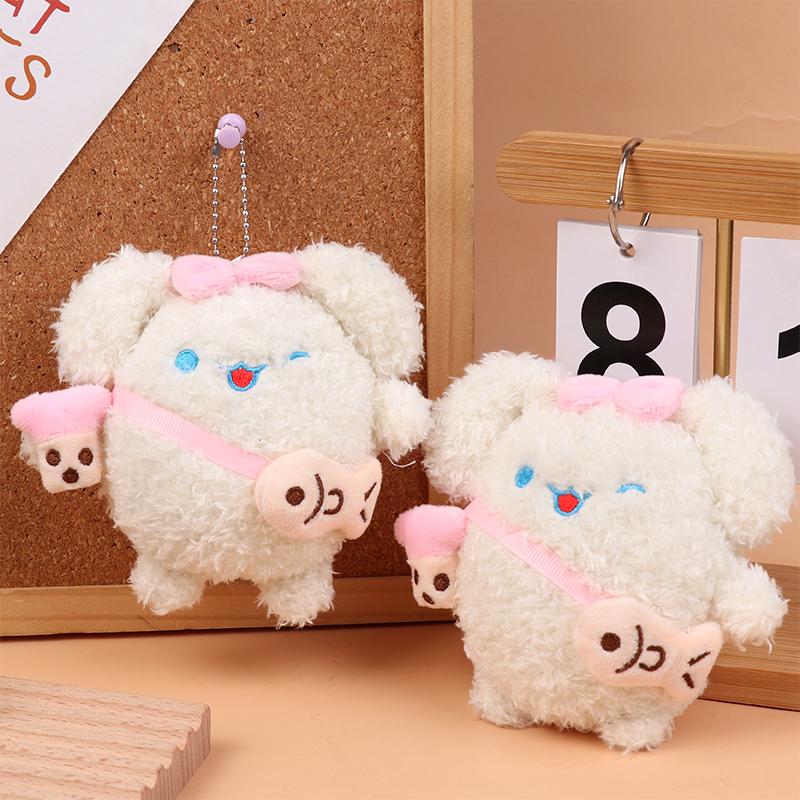 Мягкая игрушка-брелок Cinnamoroll с изображением щенка из мультфильма Sanrio, мягкая кукла, брелок для ключей от машины, рюкзак, сумка, декор для детей, подарок
Мягкая игрушка-брелок Cinnamoroll с изображением щенка из мультфильма Sanrio, мягкая кукла, брелок для ключей от машины, рюкзак, сумка, декор для детей, подарок