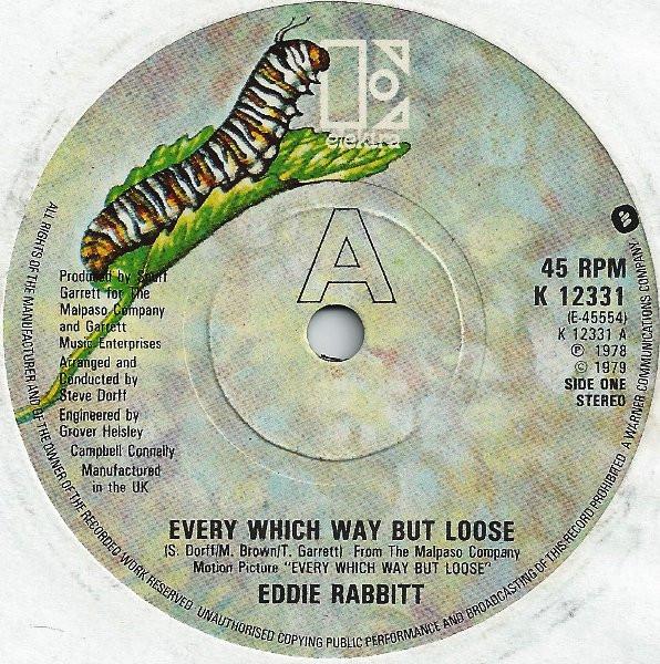 7inch Record EDDIE RABBITT Every Which Way But Loose K12331 Elektra 1978 UK Soundtracks Musicals Used
7inch Record EDDIE RABBITT Every Which Way But Loose K12331 Elektra 1978 UK Soundtracks Musicals Used