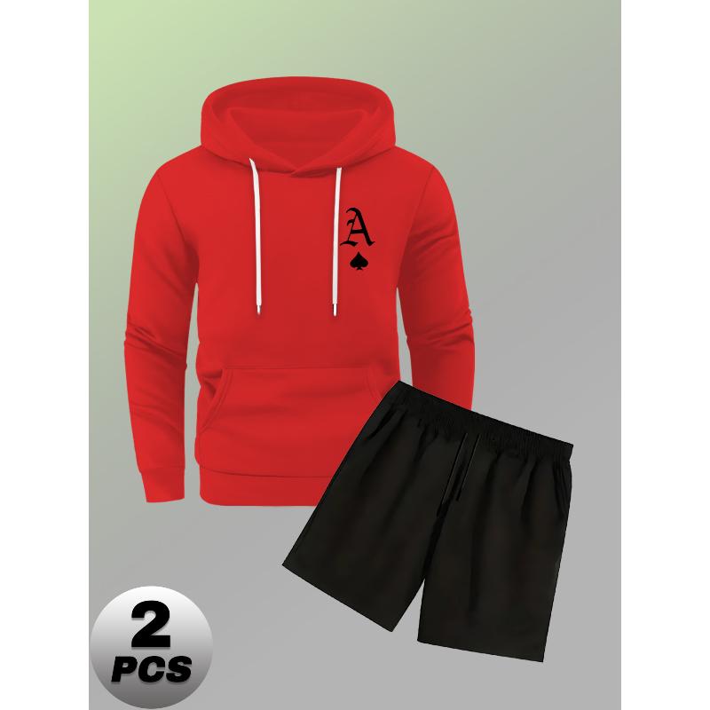 Men s Hooded Sweatshirt and Shorts Set Polyester Soft Breathable Relaxed Fit Spring Summer Casual Daily Outfit XXL червоний
Men s Hooded Sweatshirt and Shorts Set Polyester Soft Breathable Relaxed Fit Spring Summer Casual Daily Outfit XXL червоний