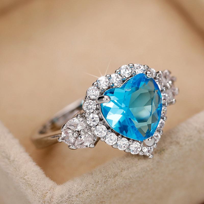 CAOSHI Delicate Heart Love Ring for Women Bright Zirconia Finger Accessories for Wedding Ceremony Trendy Lady Engagement Zircon 10
CAOSHI Delicate Heart Love Ring for Women Bright Zirconia Finger Accessories for Wedding Ceremony Trendy Lady Engagement Zircon 10