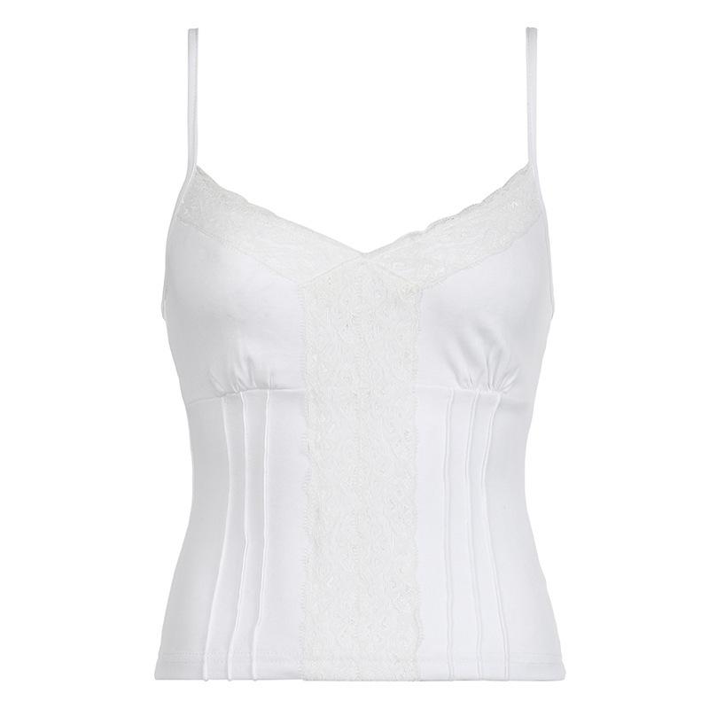 Chic Lace Patchwork Split Deep V-Neck Crop Top Medium
Chic Lace Patchwork Split Deep V-Neck Crop Top Medium