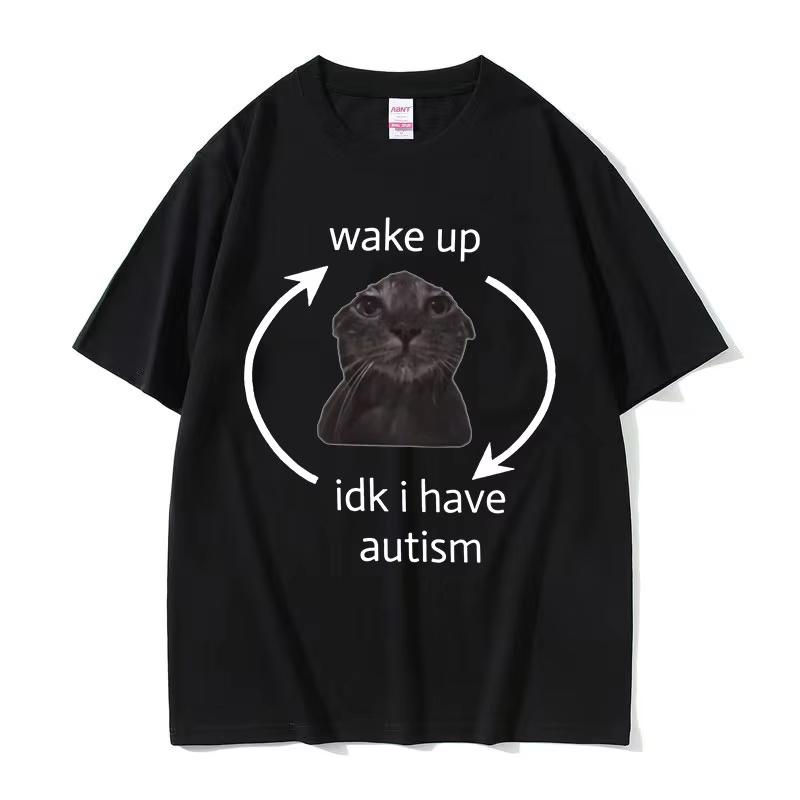 Wake Up Idk I Have Autism Funny Cat Meme T Shirts Men Casual 100% Cotton Oversized T-shirt Summer O-Neck Fashion Tee Shirt S разноцветный
Wake Up Idk I Have Autism Funny Cat Meme T Shirts Men Casual 100% Cotton Oversized T-shirt Summer O-Neck Fashion Tee Shirt S разноцветный