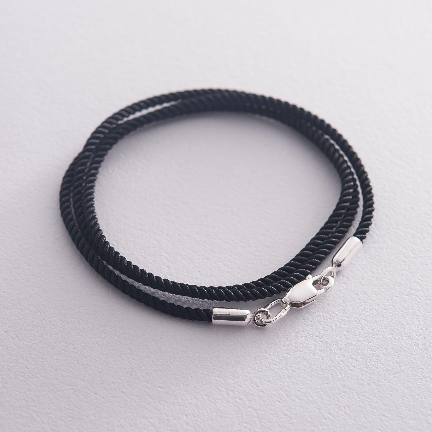 Шовковий шнурок із гладкою срібною застібкою (2мм) Oniks 30 срібний
Шовковий шнурок із гладкою срібною застібкою (2мм) Oniks 30 срібний