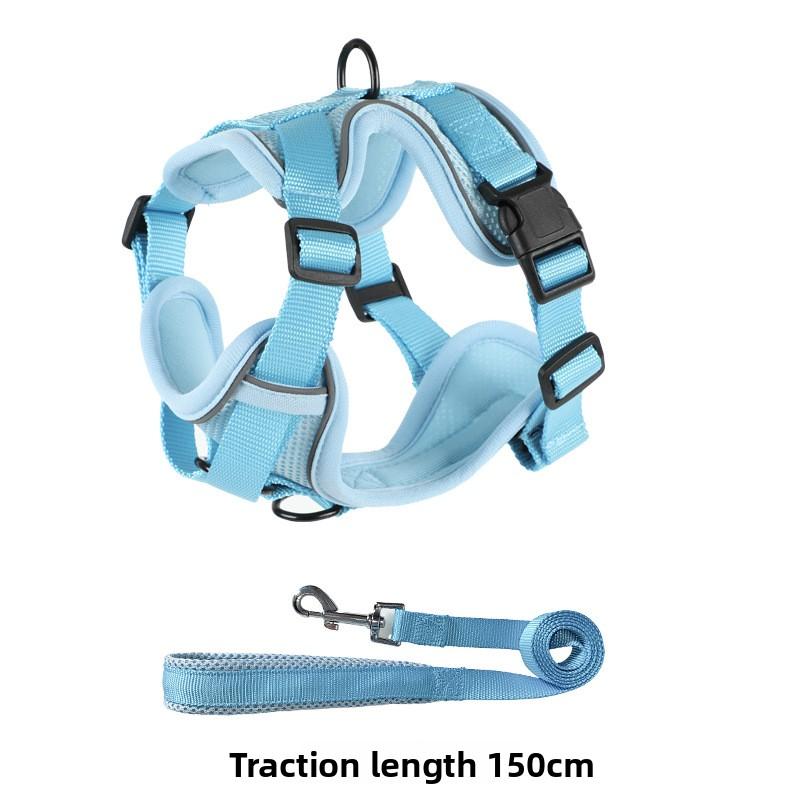 Pet Chest Strap Chest Back Clothing Vest Type Leash Dog Rope Reflective Anti-break-free Breathable Medium and Small Dog Strap S
Pet Chest Strap Chest Back Clothing Vest Type Leash Dog Rope Reflective Anti-break-free Breathable Medium and Small Dog Strap S
