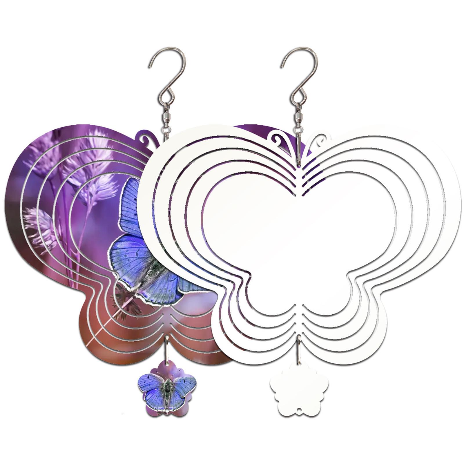 2pcs Butterfly Blank Wind Chime Hanging Ornaments Diy Double Sided Sublimation Wind Spinner Kinetic 250x194x1mm
2pcs Butterfly Blank Wind Chime Hanging Ornaments Diy Double Sided Sublimation Wind Spinner Kinetic 250x194x1mm