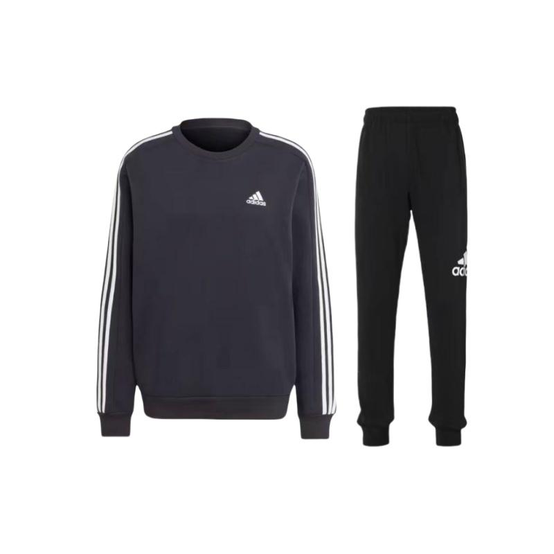 Adidas Полосатый топ с круглым вырезом и длинными рукавами, удобные эластичные брюки со средней талией, повседневный спортивный костюм, комплекты унисекс IB4027+AB6527 S
Adidas Полосатый топ с круглым вырезом и длинными рукавами, удобные эластичные брюки со средней талией, повседневный спортивный костюм, комплекты унисекс IB4027+AB6527 S