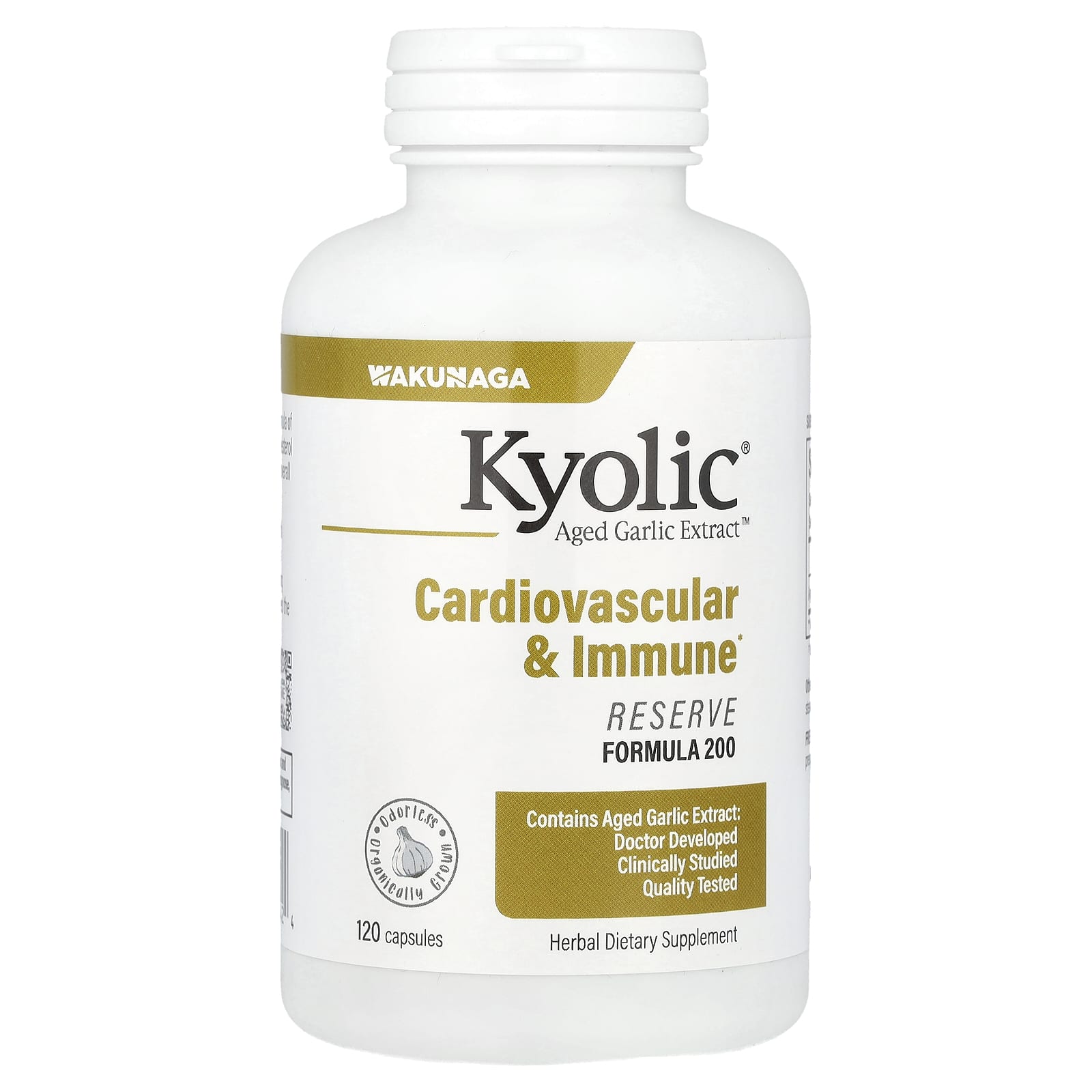 Aged Garlic Extract™, Cardiovascular & Immune Support, Reserve Formula 200, 120 Capsules (600Mg per Capsule)
Aged Garlic Extract™, Cardiovascular & Immune Support, Reserve Formula 200, 120 Capsules (600Mg per Capsule)