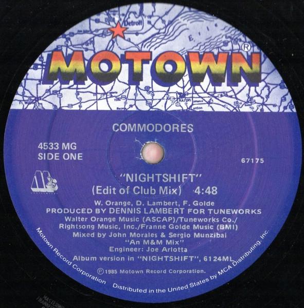 12inch Record COMMODORES Nightshift 4533MG MOTOWN 1985 US SoulFunk Used
12inch Record COMMODORES Nightshift 4533MG MOTOWN 1985 US SoulFunk Used