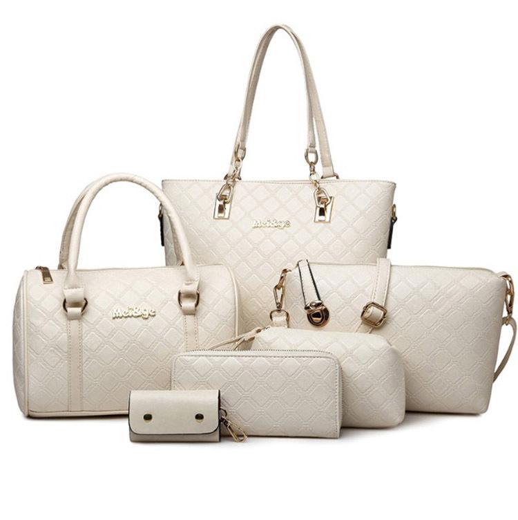 Women s bag embossed rhombus six-piece set, one-shoulder cross-body handbag
Women s bag embossed rhombus six-piece set, one-shoulder cross-body handbag