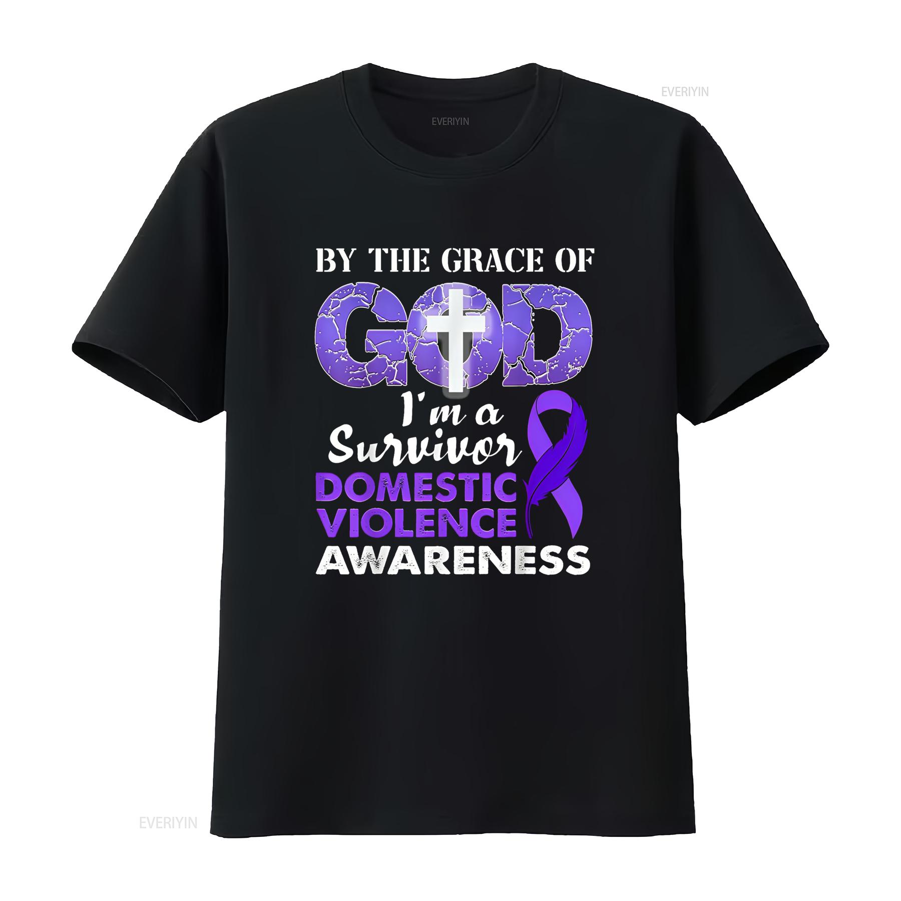 By The Grace God I m A Survivor Domestic Violence Awareness T Shirt vintage Washed Breathable Unisex Soft Comfortable Casual 4XL
By The Grace God I m A Survivor Domestic Violence Awareness T Shirt vintage Washed Breathable Unisex Soft Comfortable Casual 4XL