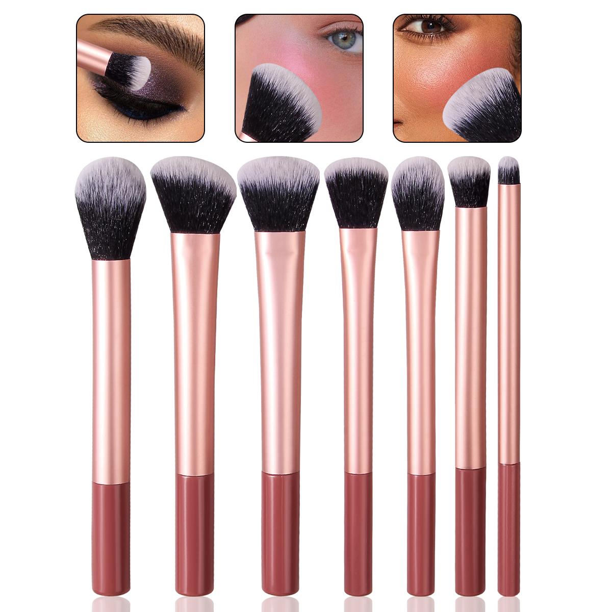 2025 New 7-piece makeup brush set:High-quality synthetic bristles,loose powder brush,blush brush,eyeshadow brush,concealer brush
2025 New 7-piece makeup brush set:High-quality synthetic bristles,loose powder brush,blush brush,eyeshadow brush,concealer brush