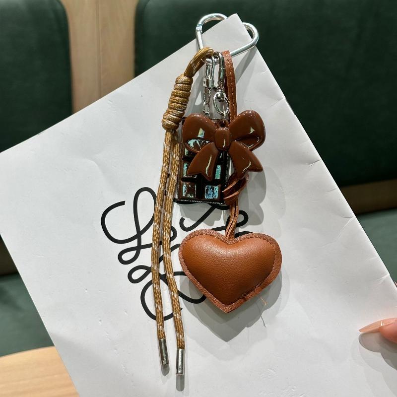 Kawaii Trendy Heart Leather Keychain Acrylic Bow Pendant Bag Package Decor Creative Simulated Chocolate Pendant Accessories
Kawaii Trendy Heart Leather Keychain Acrylic Bow Pendant Bag Package Decor Creative Simulated Chocolate Pendant Accessories