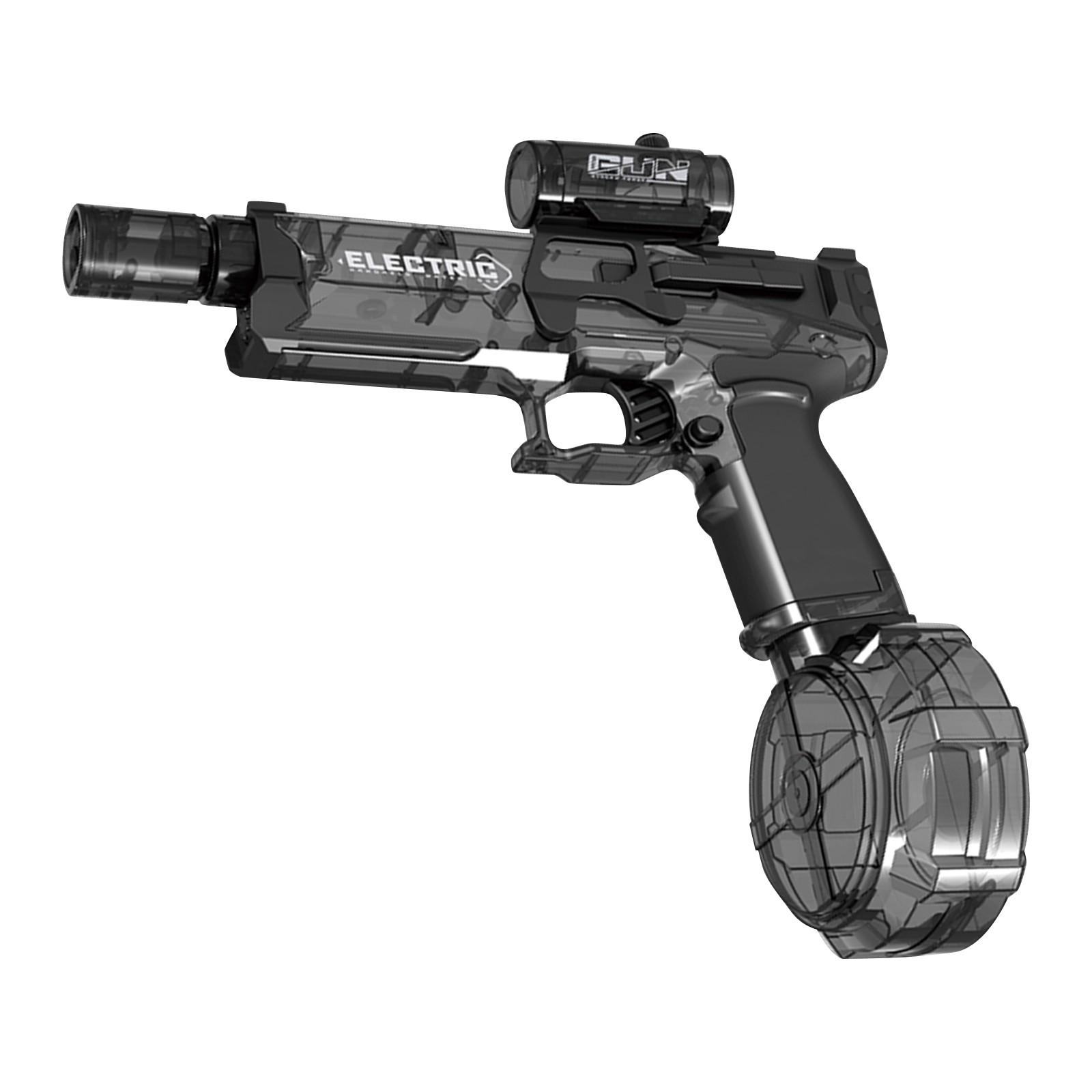 Electric Water Gun Toy with Scope Laser Sight Automatic Continuous Water Spray Beach Outdoor Play Toy for Kids чёрный
Electric Water Gun Toy with Scope Laser Sight Automatic Continuous Water Spray Beach Outdoor Play Toy for Kids чёрный