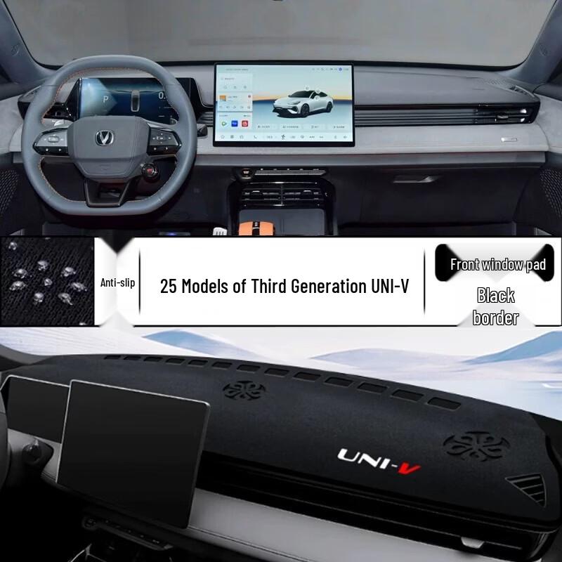 Third-Gen UNI-V Dashboard Mat: Fits 25 Models, Sunshade & Protection for Instrument Panel and Console.
Third-Gen UNI-V Dashboard Mat: Fits 25 Models, Sunshade & Protection for Instrument Panel and Console.