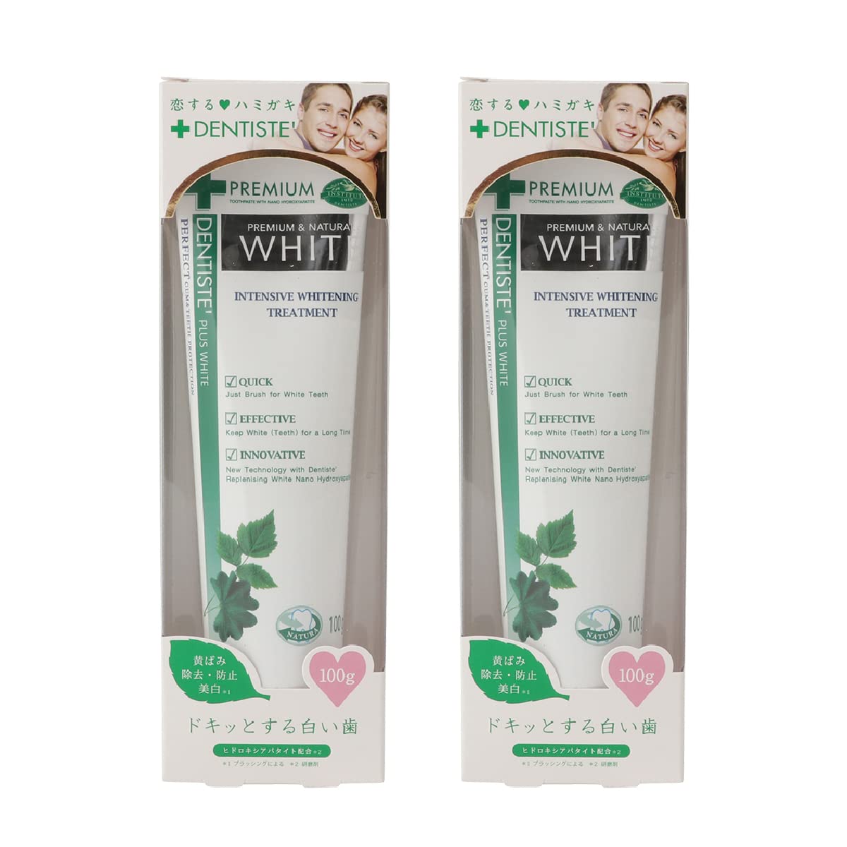 Dentis Whitening Toothpaste Powder Mint Scent Koisuru Toothpaste 100g Set of 2 for Kissing as soon as you wake up
Dentis Whitening Toothpaste Powder Mint Scent Koisuru Toothpaste 100g Set of 2 for Kissing as soon as you wake up