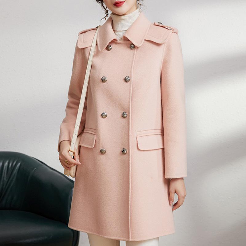 2025 Spring Women s Petite British Style Long Double-Faced Wool Coat L for 124-135 lbs
2025 Spring Women s Petite British Style Long Double-Faced Wool Coat L for 124-135 lbs