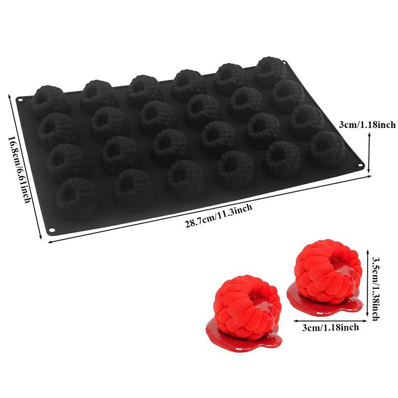 1Pc Big Raspberry Mousse Cake Mold Silicone Mold for Chocolate Puddings Desserts Breads DIY Candles Multipurpose Silicone Mold
1Pc Big Raspberry Mousse Cake Mold Silicone Mold for Chocolate Puddings Desserts Breads DIY Candles Multipurpose Silicone Mold
