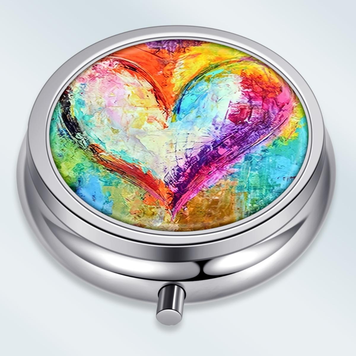Portable Pill Box with 3 Compartments, Mini Metal Medicine Organizer Case, Cute Printed Pill Container for Vitamins, Pills, Jewelry, Travel, Daily Use різнокольоровий
Portable Pill Box with 3 Compartments, Mini Metal Medicine Organizer Case, Cute Printed Pill Container for Vitamins, Pills, Jewelry, Travel, Daily Use різнокольоровий