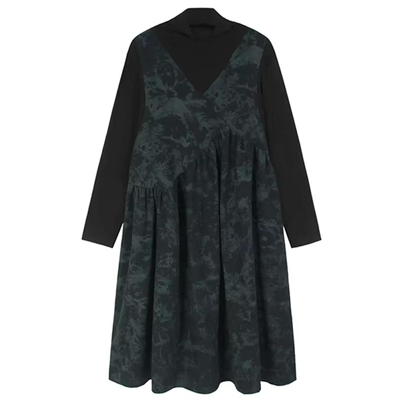 Xitao Лоскутное винтажное женское платье-водолазка GJ1107 One Size чёрный
Xitao Лоскутное винтажное женское платье-водолазка GJ1107 One Size чёрный