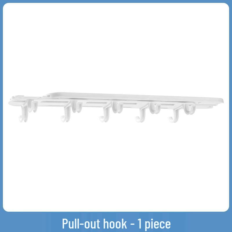 Телескопическая выдвижная вешалка для шляп и сумок с крючками
Телескопическая выдвижная вешалка для шляп и сумок с крючками