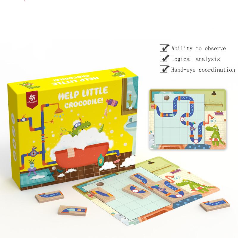 Роскошная деревянная настольная игра Connect The Pipes Puzzle на логическое мышление с 30 игровыми заданиями для детей от 4 лет и старше
Роскошная деревянная настольная игра Connect The Pipes Puzzle на логическое мышление с 30 игровыми заданиями для детей от 4 лет и старше