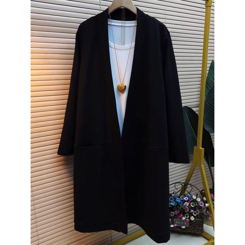 Plus Size Women s Clothing 2025 Fall New Coat Women s Trench Coat Mid Length Long Length Fat Sister Plus Size Ladies Slim Looking Elegant Flab Hiding Black 3XL (60-75kg)
Plus Size Women s Clothing 2025 Fall New Coat Women s Trench Coat Mid Length Long Length Fat Sister Plus Size Ladies Slim Looking Elegant Flab Hiding Black 3XL (60-75kg)