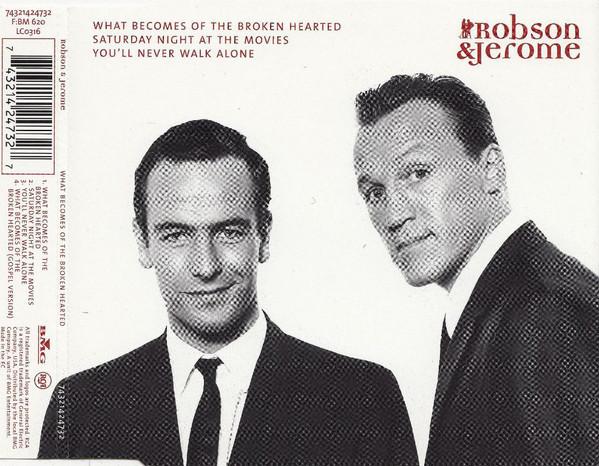 CD ROBSON & JEROME - What Becomes Of The Broken Hearted 74321424732 RCA 1996 UK Soul/Funk Used
CD ROBSON & JEROME - What Becomes Of The Broken Hearted 74321424732 RCA 1996 UK Soul/Funk Used