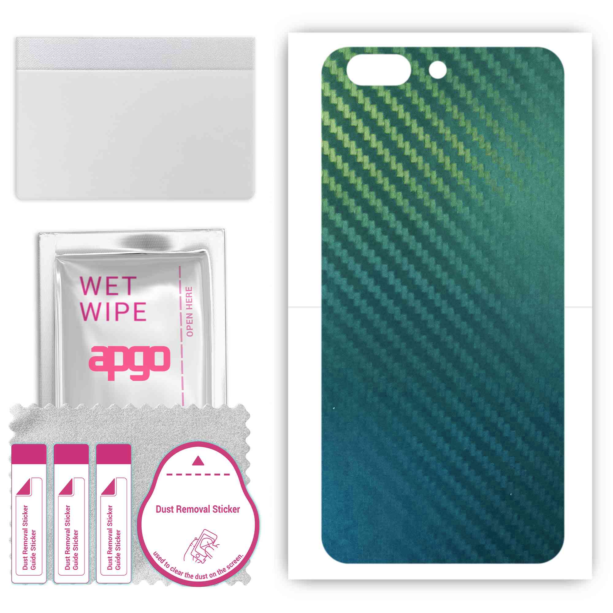apgo Protective Skin Sticker for the back compatible with OnePlus 5, Wrap Film, Foil, Vinyl - Pattern Carbon Chameleon CAKA1
apgo Protective Skin Sticker for the back compatible with OnePlus 5, Wrap Film, Foil, Vinyl - Pattern Carbon Chameleon CAKA1