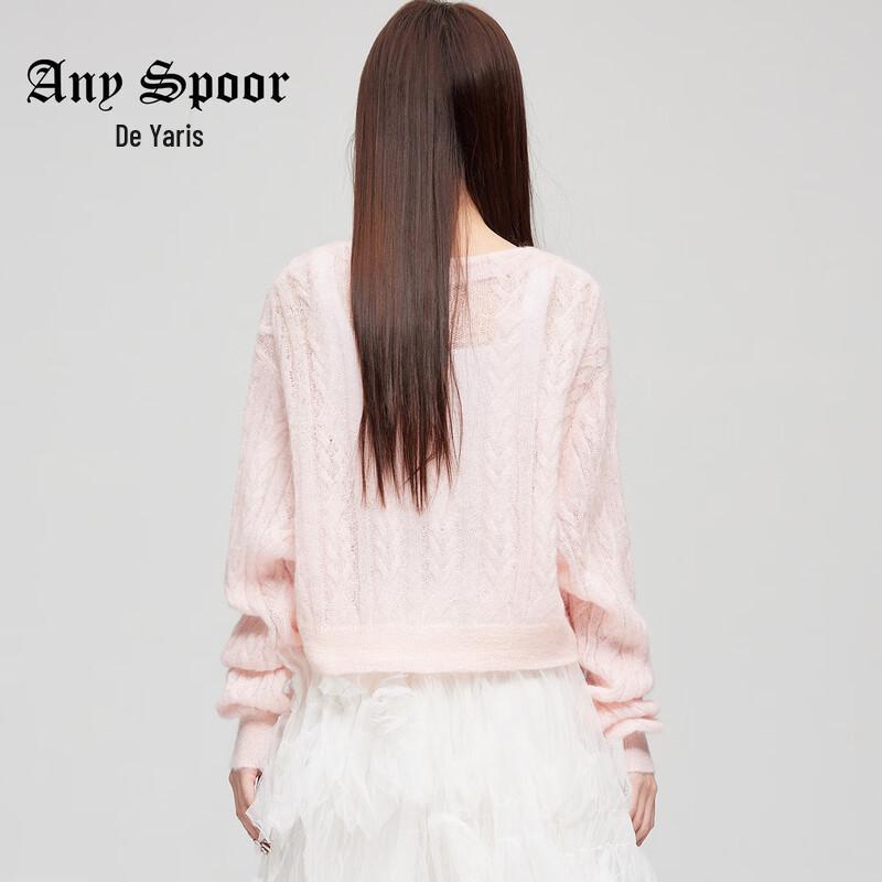 ANY SPOOR Women s V-Neck Cable Knit Cardigan L
ANY SPOOR Women s V-Neck Cable Knit Cardigan L