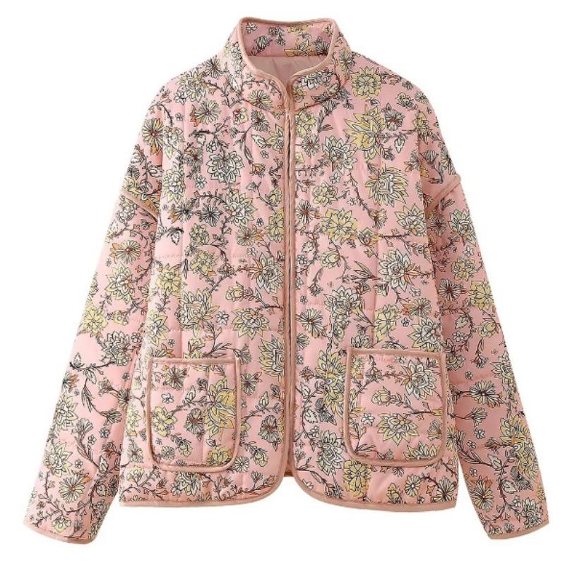 Осенне-зимняя женская куртка больших размеров с цветочным принтом, свободная стеганая, утолщенная, теплая, из хлопка L светло-розовый
Осенне-зимняя женская куртка больших размеров с цветочным принтом, свободная стеганая, утолщенная, теплая, из хлопка L светло-розовый