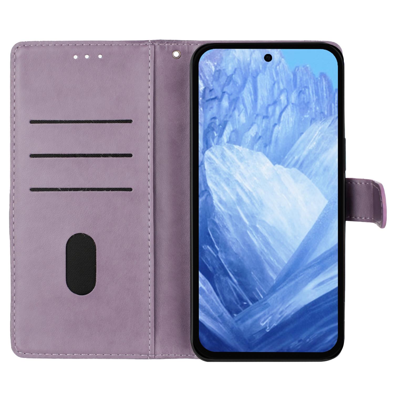 For Google Pixel 9 Pro/Pixel 9 Wallet Phone Case Butterfly Floral Imprint Leather Flip Cover Purple
For Google Pixel 9 Pro/Pixel 9 Wallet Phone Case Butterfly Floral Imprint Leather Flip Cover Purple